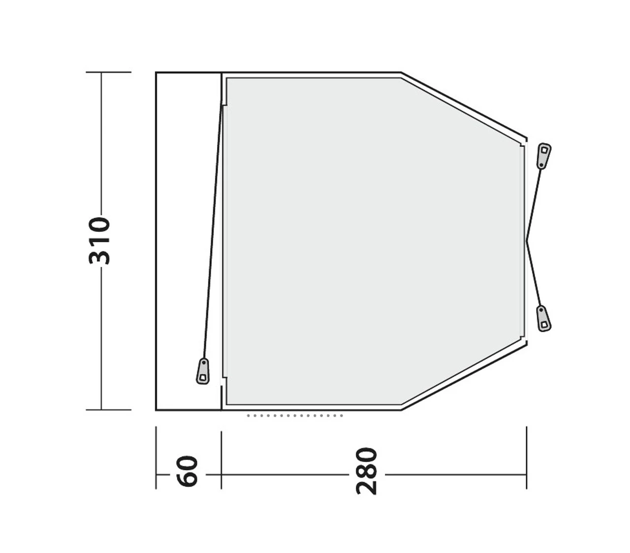 Easy Camp Shamrock Drive-Away Awning Tent for Campervans 12 Easy Camp Shamrock Drive-Away Awning Tent for Campervans - Image 10