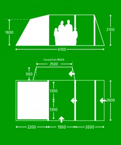 Kampa Touring AIR Drive-Away Awning for Campervans -Awnings Sales Shop 2021 Drive Away Awning Floorplans WHITE Touring 0 77225.1641912905