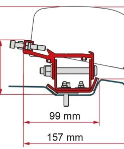Fiamma F40 VAN Awning Adapter Bracket For Renault Trafic L1 & L2 Campervan 7 Fiamma F40 VAN Awning Adapter Bracket For Renault Trafic L1 & L2 Campervan -Awnings Sales Shop 98655Z088 800x600 78980.1660313434