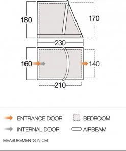 Vango Tall Annex Elements ProShield for Riviera Balletto Kalari and Tuscany Caravan Awnings -Awnings Sales Shop Vango Tall Annex Elements Proshield dimensions 82280.1660137983