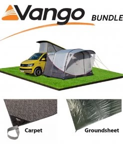 Vango Tolga Bundle Drive Away AirBeam Awning, Carpet and Footprint Groundsheet -Awnings Sales Shop Vango Tolga Grey Bundle 11576.1584111660