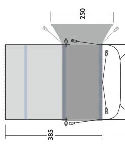 Outwell Blossburg 380 Air Drive Away Awning -Awnings Sales Shop blossburg dimensions 01985.1608121705