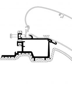 Thule Awning Bracket for Omnistor 6200/6300 - Ducato/Jumper/Boxer (2007 Onwards)