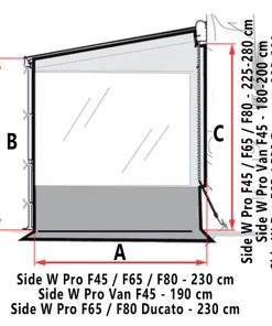 Awnings Sales Shop -Awnings Sales Shop side w pro side panels fiamma 50024.1620298301
