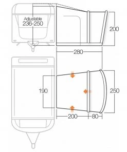 Vango Sonoma II 350cm Air Caravan Motorhome Awning 15 Vango Sonoma II 350cm Air Caravan Motorhome Awning -Awnings Sales Shop sonoma ii 250 floorplan 42486.1530026866