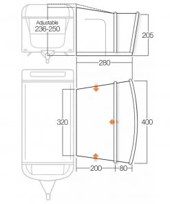 Vango Sonoma II 350cm Air Caravan Motorhome Awning 17 Vango Sonoma II 350cm Air Caravan Motorhome Awning -Awnings Sales Shop sonoma ii 400 floorplan 68165.1530026859