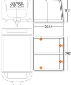 Vango Varkala Connect Caravan Airbeam Awning -Awnings Sales Shop vango 2018 awnings floorplan varkala 280 78793.1511266935