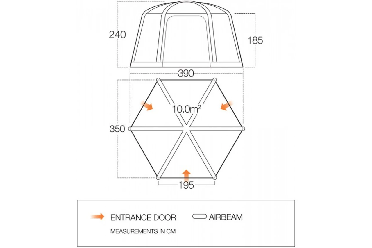 Vango AirHub Hex Camping Shelter 5 Vango AirHub Hex Camping Shelter - Image 3