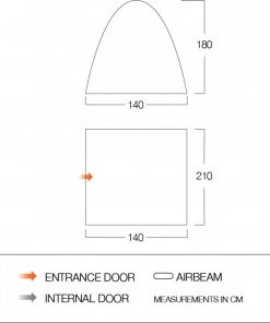 Vango Free Standing Inner Bedroom Tent for Awnings and Family Tents -Awnings Sales Shop vango free standing bedroom inner dimensions 21655.1632485196