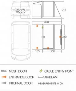 Vango Airbeam Sky Canopy Awning for Caravan and Motorhomes -Awnings Sales Shop vango jura low dimensions 79765.1584006799